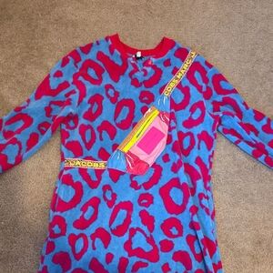 Marc Jacobs Red and Blue Patterned Top